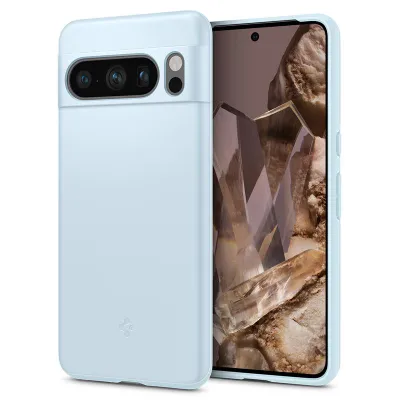 Mbrojtëse për celular Google Pixel 8 Pro Spigen Thin Fit, e kaltër e lehtë - 1