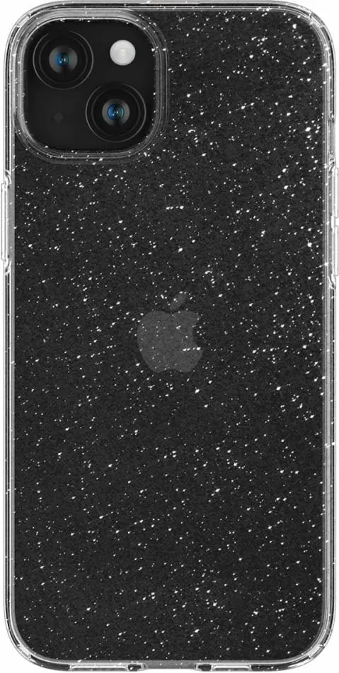 Mbrojtëse për celular iPhone 15 Plus Spigen Liquid Crystal Glitter, transparente - 2