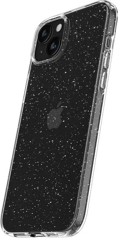 Mbrojtëse për celular iPhone 15 Plus Spigen Liquid Crystal Glitter, transparente - 12