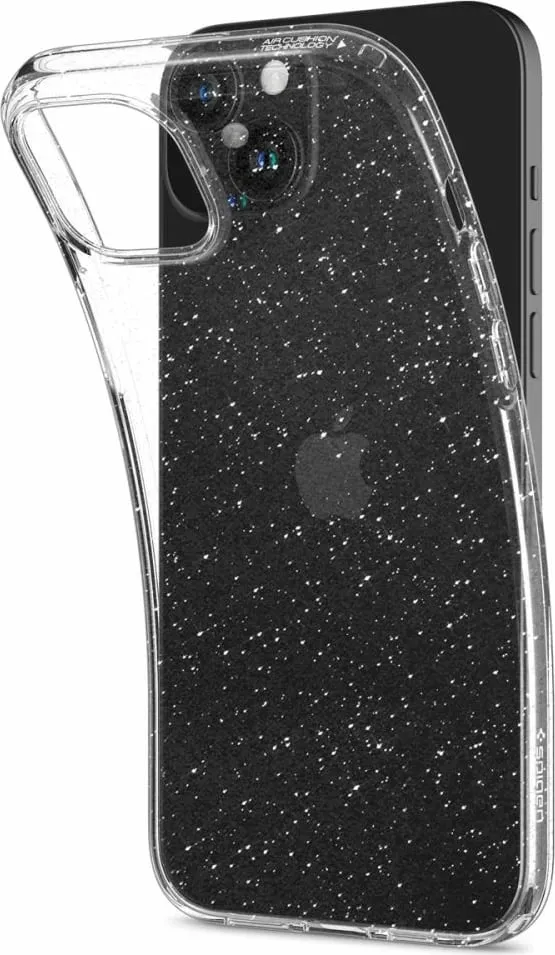 Mbrojtëse për celular iPhone 15 Plus Spigen Liquid Crystal Glitter, transparente - 4