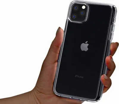 Mbrojtëse për celular iPhone 11 Pro Spigen Liquid Crystal, transparente - 2