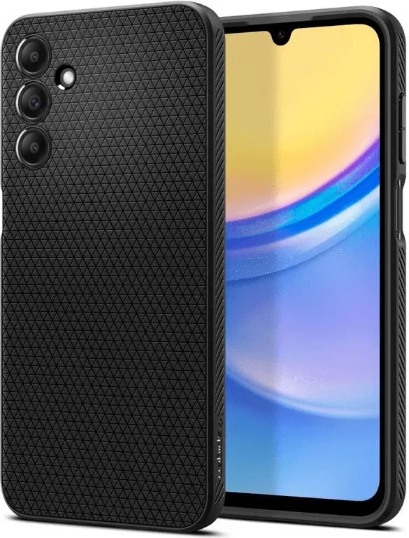 Mbrojtëse për celular Samsung Galaxy A15/A15 5G Spigen Liquid Air, e zezë mat - 1