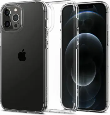 Mbrojtëse për celular iPhone 12 Pro Max Spigen Ultra Hybrid, transparente