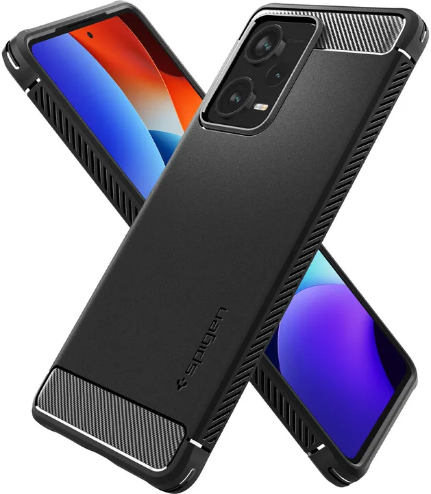 Mbështjellës për Xiaomi Redmi Note 12 Pro+ 5G Spigen Rugged Armor, e zezë - 6