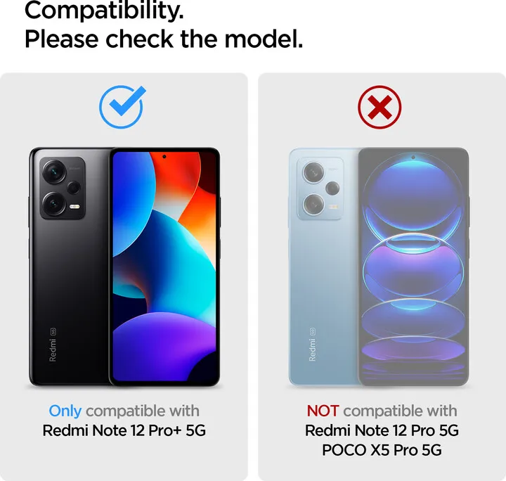 Mbështjellës për Xiaomi Redmi Note 12 Pro+ 5G Spigen Rugged Armor, e zezë - 9