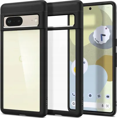 Mbështjellës për Google Pixel 7 Spigen Ultra Hybrid, i zi - 2