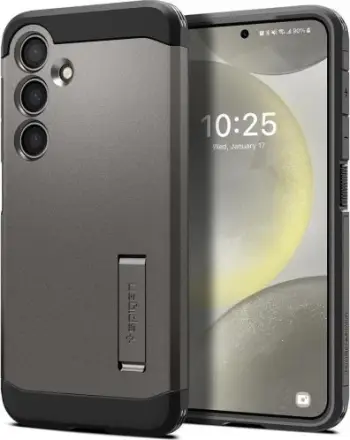 Mbrojtëse për Samsung Galaxy S24 Spigen Tough Armor, kafe