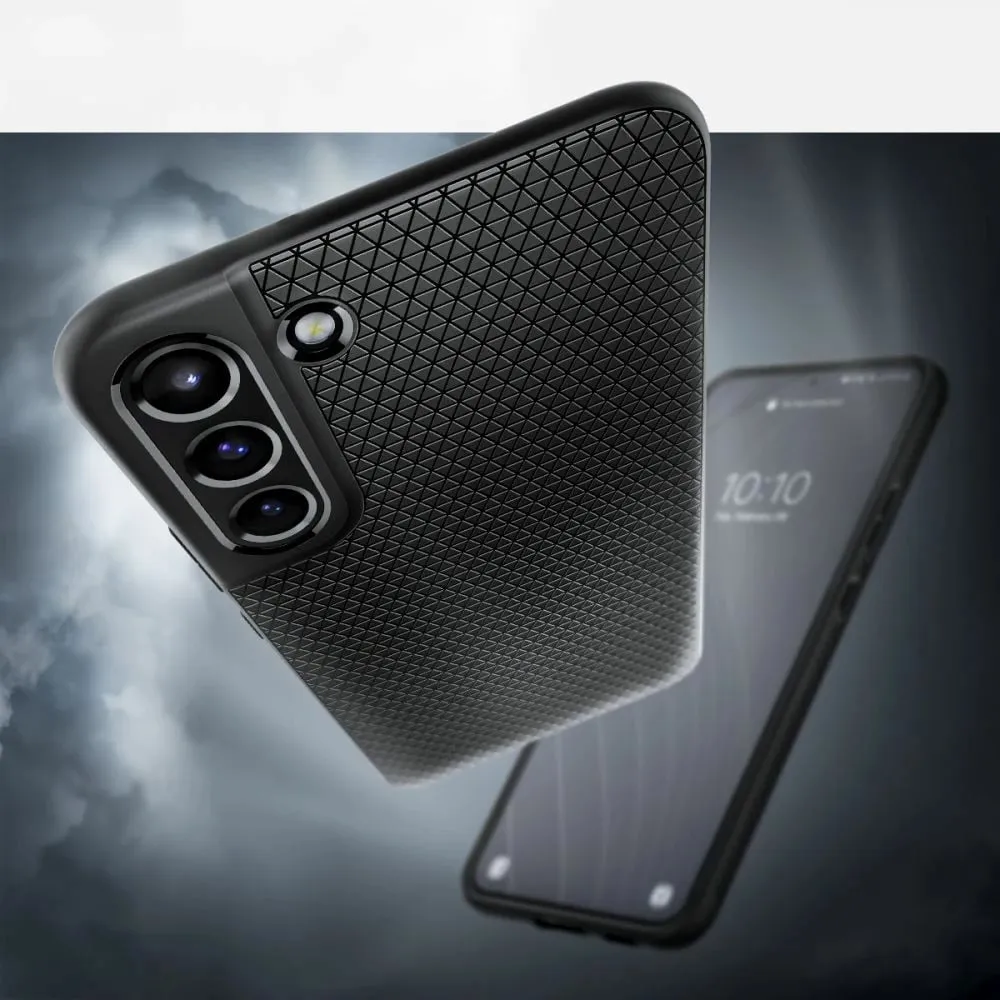 Mbrojtëse Spigen Liquid Air për Samsung Galaxy S22, e zezë - 5