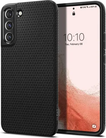 Mbrojtëse Spigen Liquid Air për Samsung Galaxy S22, e zezë