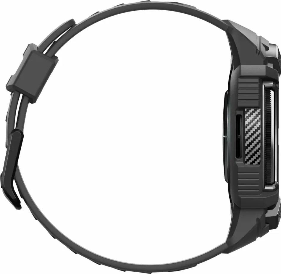 Rrip Spigen Rugged Armor Pro për orë Samsung Galaxy Watch6 Classic 47mm, i zi - 4