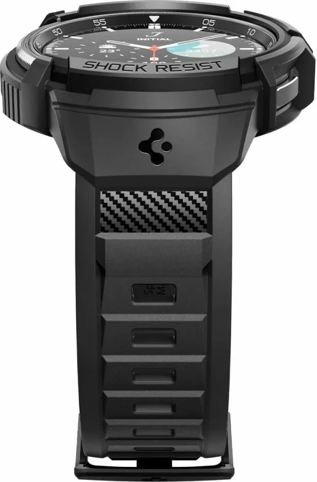 Rrip Spigen Rugged Armor Pro për orë Samsung Galaxy Watch6 Classic 47mm, i zi - 5