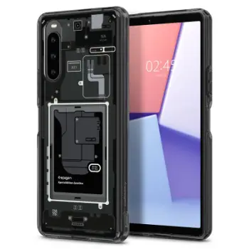 Mbështjellëse për Sony Xperia 10 V Spigen Ultra Hybrid, e zezë