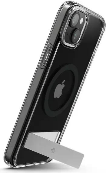 Mbështjellëse për iPhone 15 Spigen Ultra Hybrid MagSafe, e zezë