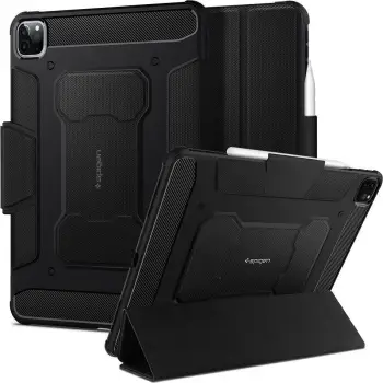 Mbështjellëse për iPad Pro 11" 2024 Spigen Ultra Hybrid Pro, e zezë