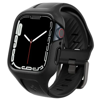Mbështjellëse për Apple Watch 9/8/7 45mm Spigen Liquid Air Pro, e zezë - 1