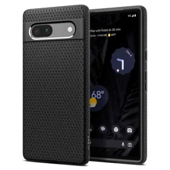Mbështjellëse për Google Pixel 7a Spigen Liquid Air, e zezë