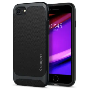 Mbështjellëse për iPhone SE 2022/SE 2020/8/7 Spigen Neo Hybrid, e zezë