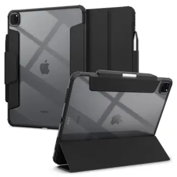 Mbështjellëse për iPad Pro 13" 2024 Spigen Ultra Hybrid Pro, e zezë