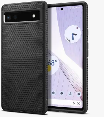 Mbështjellëse për Google Pixel 6a Spigen Liquid Air, e zezë