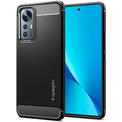 Mbështjellëse për Xiaomi 12 Lite Spigen Rugged Armor, e zezë - 1