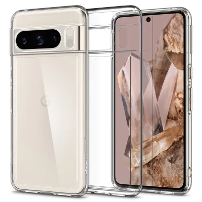 Mbrojtëse për celular Google Pixel 8 Pro Spigen Ultra Hybrid, transparente - 1