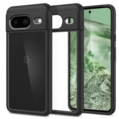 Mbrojtëse për celular Google Pixel 8 Spigen Ultra Hybrid, e zezë - 1