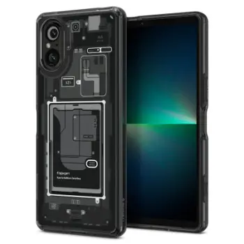 Mbrojtëse për celular Sony Xperia 5V Spigen Ultra Hybrid, e zezë