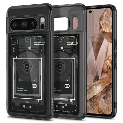 Mbrojtëse për celular Google Pixel 8 Pro Spigen Ultra Hybrid, e zezë - 1