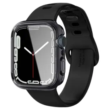 Mbështjellës për Apple Watch 9/8/7 41mm Spigen Ultra Hybrid, transparente