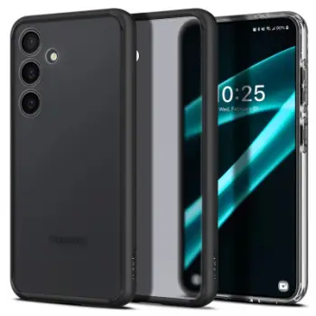 Mbrojtëse për celular Samsung Galaxy S24+ Spigen Ultra Hybrid, e zezë