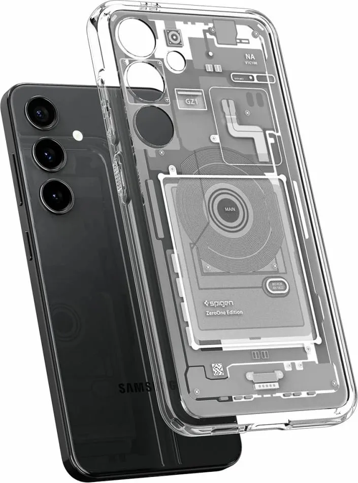Mbrojtëse për celular Samsung Galaxy S24 Spigen Ultra Hybrid, e bardhë - 7