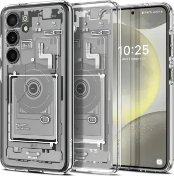 Mbrojtëse për celular Samsung Galaxy S24 Spigen Ultra Hybrid, e bardhë