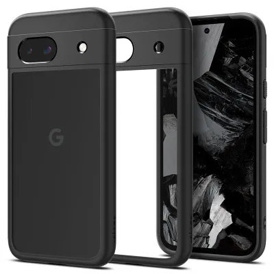Mbrojtëse për celular Google Pixel 8a Spigen Ultra Hybrid, e zezë mat - 1