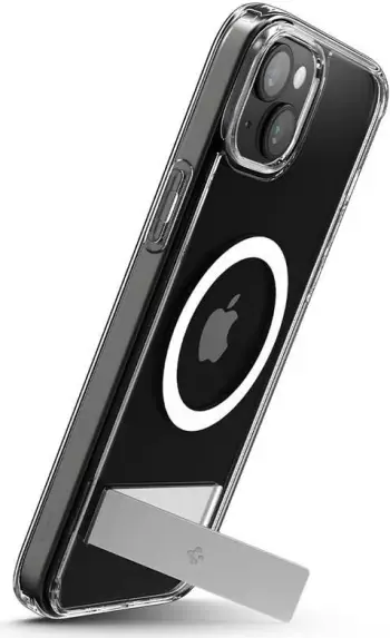 Mbrojtëse për celular iPhone 15 Plus Spigen Ultra Hybrid S MagSafe, transparente