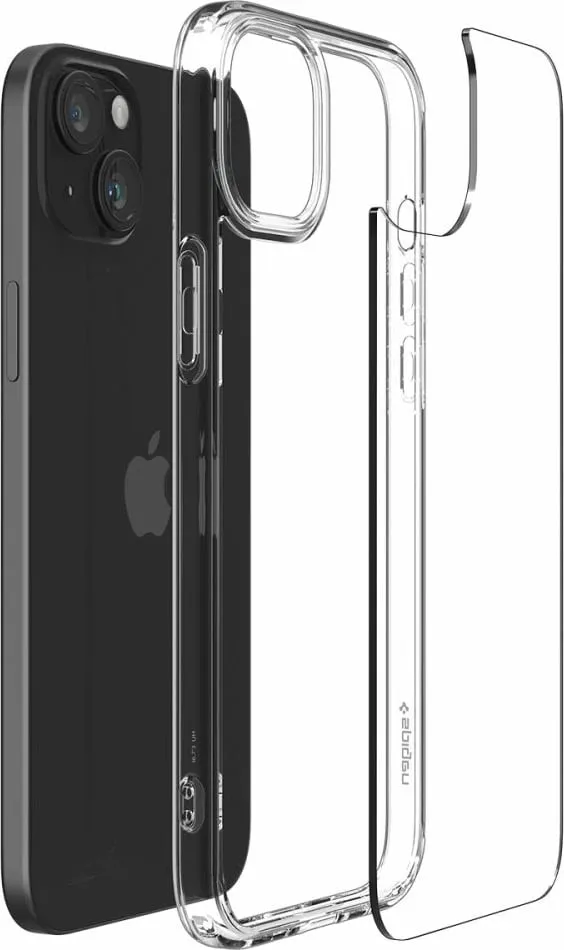 Mbrojtëse për iPhone 15 Plus Spigen Ultra Hybrid, transparente - 6