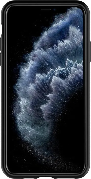 Mbrojtëse për celular iPhone 11 Pro Spigen Liquid Air, e zezë - 3