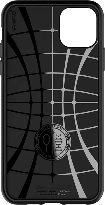 Mbrojtëse për celular iPhone 11 Pro Spigen Liquid Air, e zezë - 4