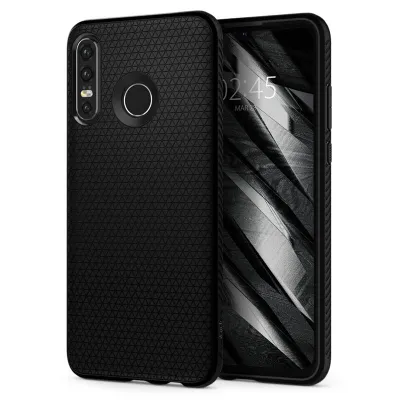 Mbrojtëse për celular Huawei P30 Lite/N.E. Spigen Liquid Air, e zezë - 1