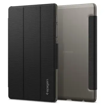 Mbrojtëse për tablet Samsung Galaxy Tab A7 Lite Spigen Liquid Air Folio, e zezë