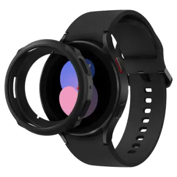 Mbrojtëse për orë Samsung Galaxy Watch5/4 40mm Spigen Liquid Air, e zezë