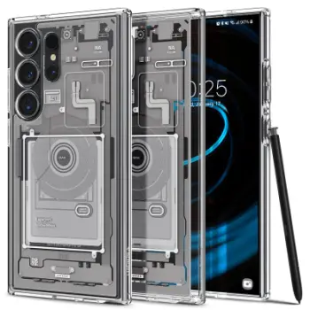 Mbështjellëse për Samsung Galaxy S24 Ultra Spigen Ultra Hybrid, e hirtë