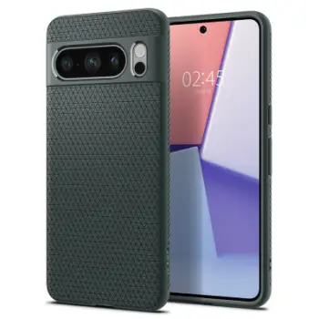 Mbrojtëse për celular Google Pixel 8 Pro Spigen Liquid Air, e gjelbër
