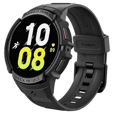 Mbrojtëse për orë Samsung Galaxy Watch6 40mm Spigen Rugged Armor Pro, e zezë - 1