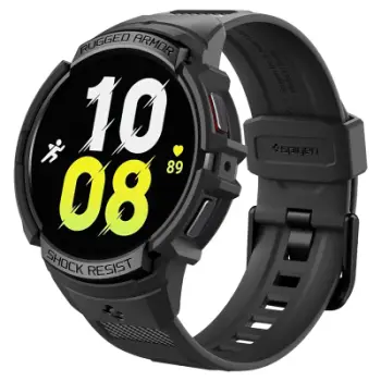 Mbrojtëse për orë Samsung Galaxy Watch6 40mm Spigen Rugged Armor Pro, e zezë