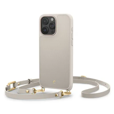 Mbrojtëse për celular iPhone 15 Pro Max Spigen Cyrill Classic Charm Mag, bezhë - 1
