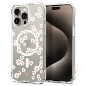 Mbrojtëse për celular iPhone 15 Pro Max Spigen Cyrill Cecile MagSafe, transparente
