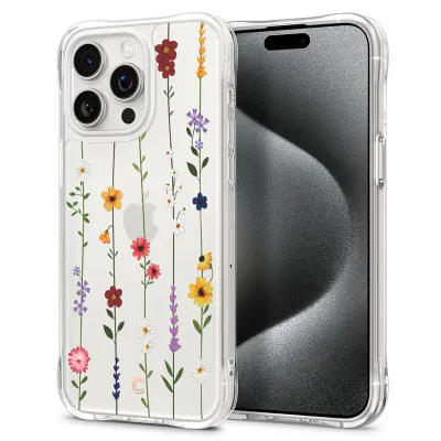 Mbrojtëse për celular iPhone 15 Pro Max Spigen Cyrill Cecile, transparente - 1
