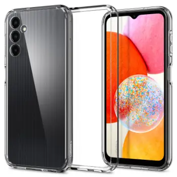 Mbrojtëse për celular Samsung Galaxy A14 LTE Spigen Ultra Hybrid, transparente