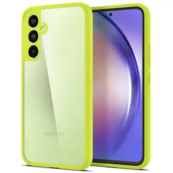 Mbrojtëse për celular Samsung Galaxy A54 5G Spigen Ultra Hybrid, e gjelbër e lehtë