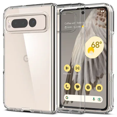Mbrojtëse për celular Google Pixel Fold Spigen Ultra Hybrid, transparente - 1